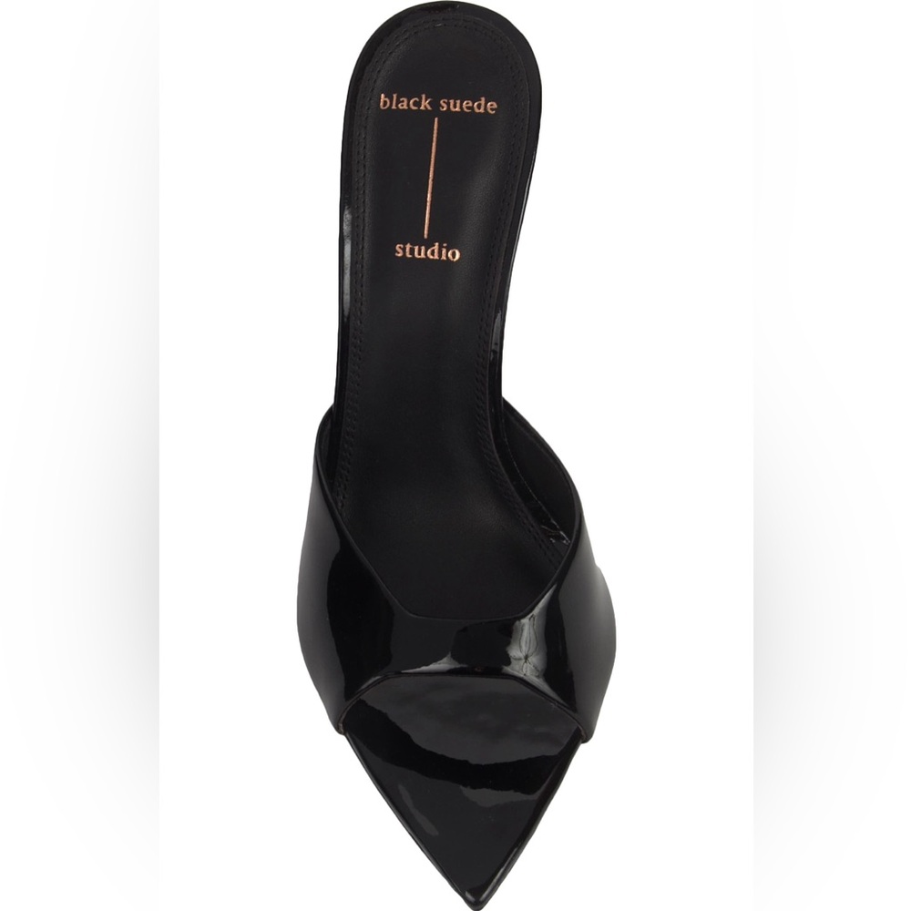 Black Suede Studio | Brea Mule Black Patent | 39.5 EU (Runs Small - see listing) - Picture 10 of 13